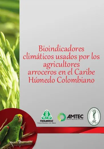 Portada de la cartilla de bioindicadores climáticos